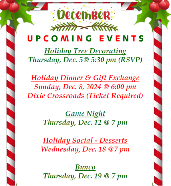 December Community Events – Harbor Pointe